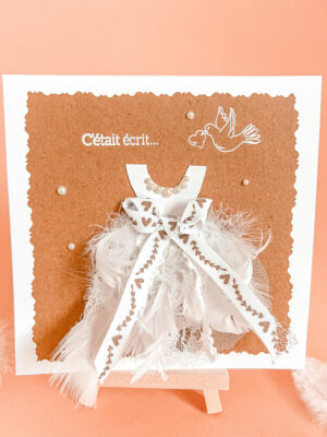 Robe en plumes