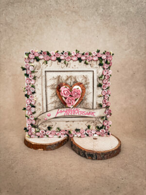 Coeur en roses