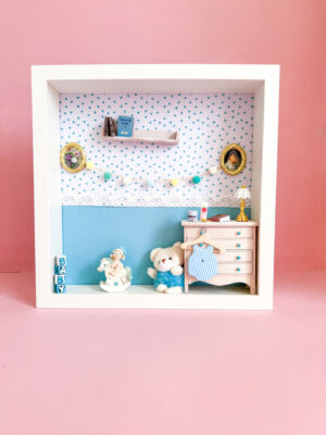 Vitrine la chambre bleue